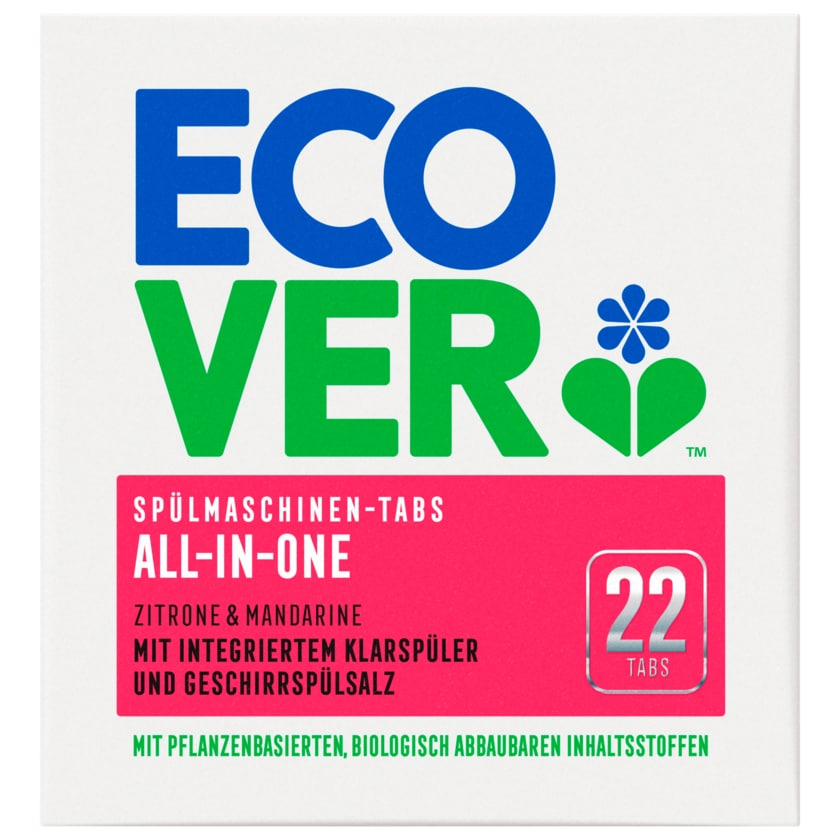 Ecover Spülmaschinentabs All-In-One 440g, 22 Tabs